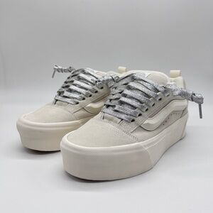 Vans Knu Stack Platform Sneakers Gray Suede | Men’s 7 / Women’s 8.5 | New